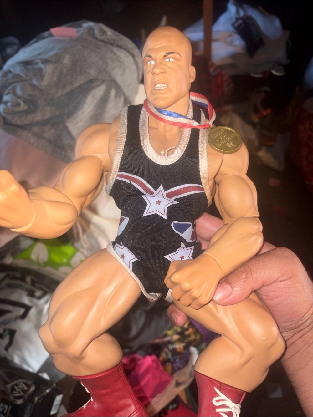 WWE RING GIANT KURT ANGLE ACTION FIGURE